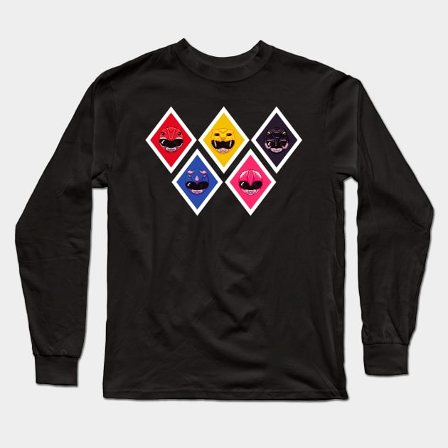 Pixel Rangers Long Sleeve T-Shirt by Susto